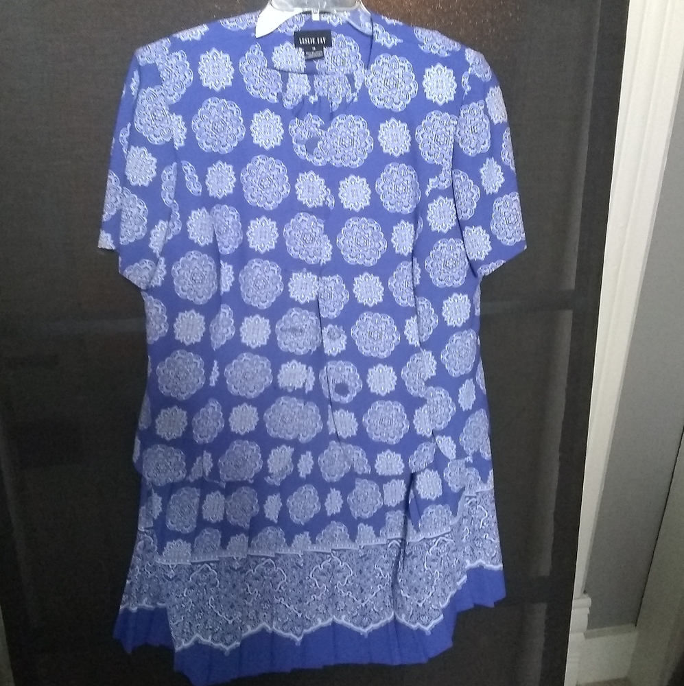2 piece skirt with matching top